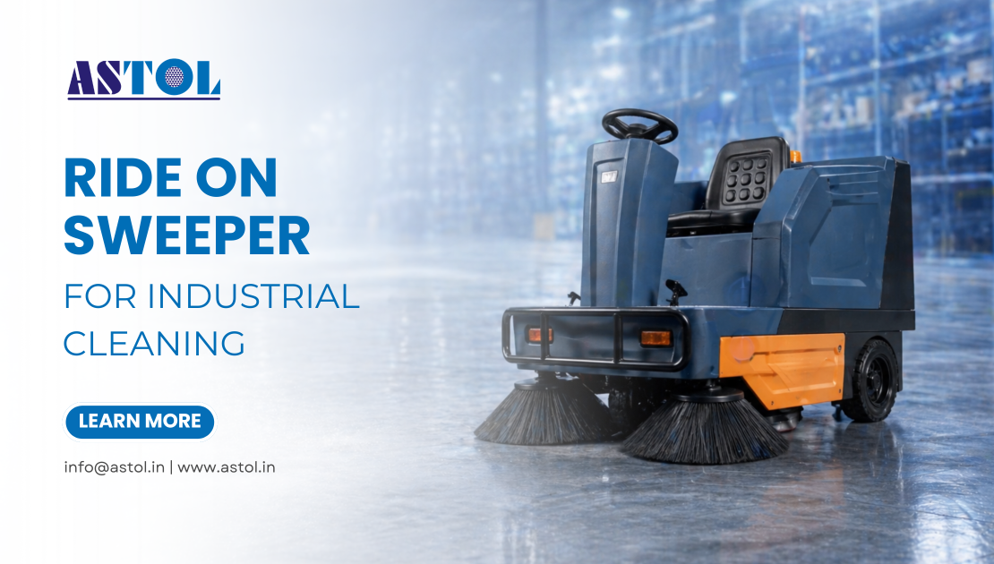 Best Ride On Sweeper in India for Commercial & Industrial Use