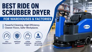 Best Ride On Scrubber Dryer for Warehouses and Factories
