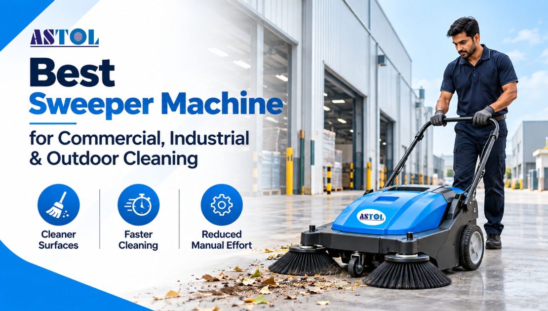 Best Sweeper Machine for Commercial, Industrial & Outdoor Cleaning